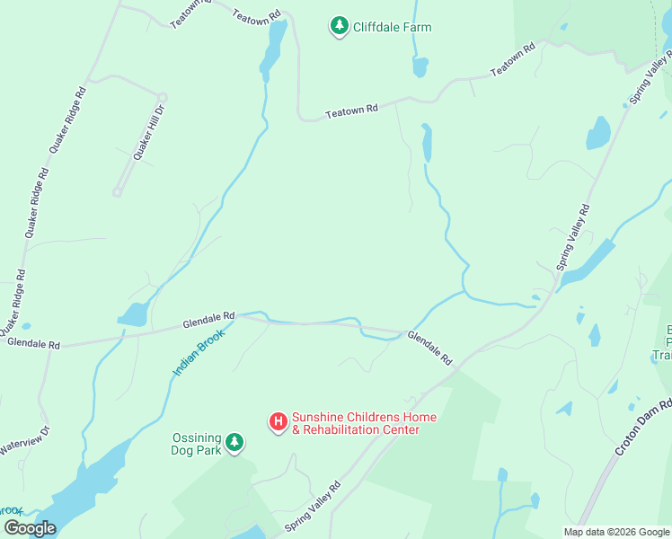 map of restaurants, bars, coffee shops, grocery stores, and more near 81 Glendale Road in Ossining