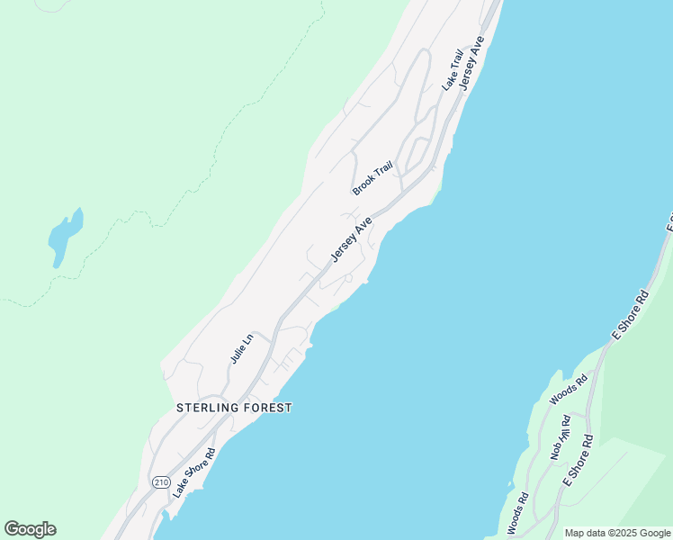 map of restaurants, bars, coffee shops, grocery stores, and more near 310 Jersey Avenue in Greenwood Lake