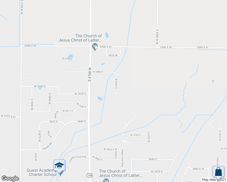 map of restaurants, bars, coffee shops, grocery stores, and more near 4562 3575 South in West Haven