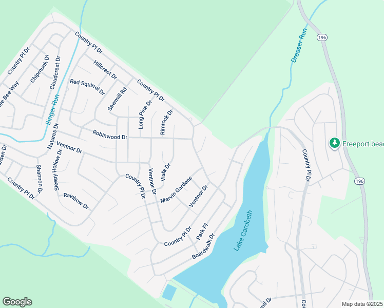 map of restaurants, bars, coffee shops, grocery stores, and more near 1186 Country Place Drive in Tobyhanna