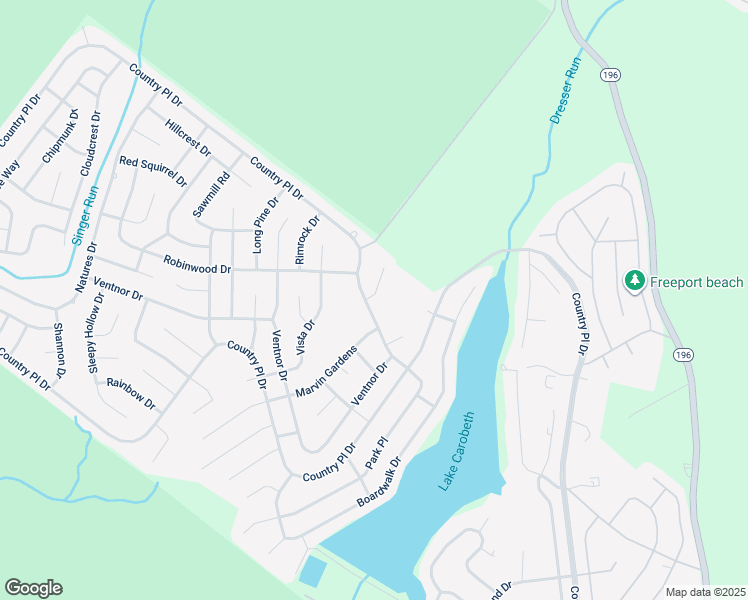 map of restaurants, bars, coffee shops, grocery stores, and more near 7071 Boulder Court in Tobyhanna