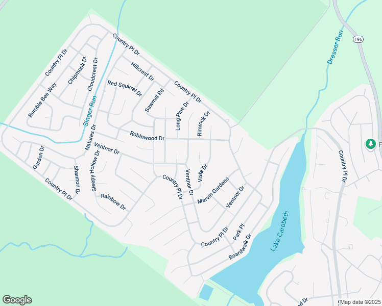 map of restaurants, bars, coffee shops, grocery stores, and more near 7161 Mountain Drive in Tobyhanna