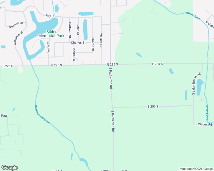 map of restaurants, bars, coffee shops, grocery stores, and more near 2331 South Packerton Road in Warsaw