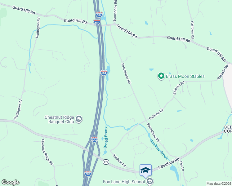 map of restaurants, bars, coffee shops, grocery stores, and more near 29 Alice Road in Mount Kisco