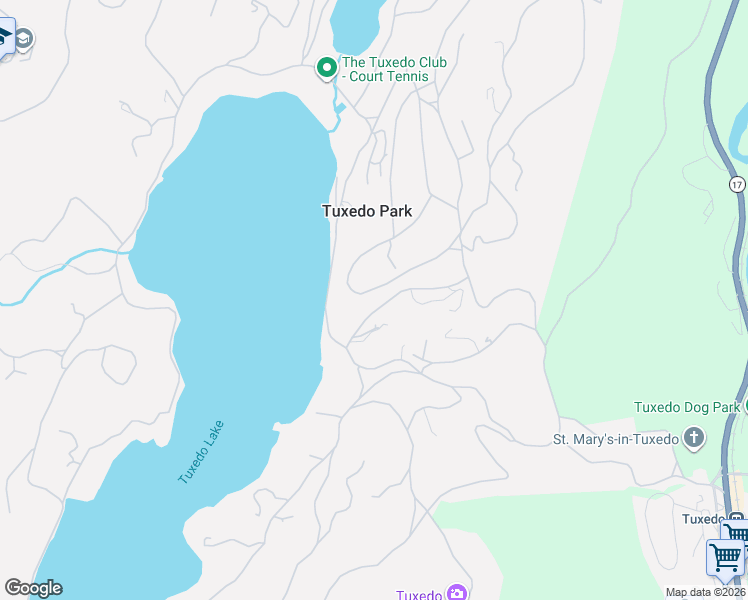 map of restaurants, bars, coffee shops, grocery stores, and more near 67 Tower Hill Road West in Tuxedo Park