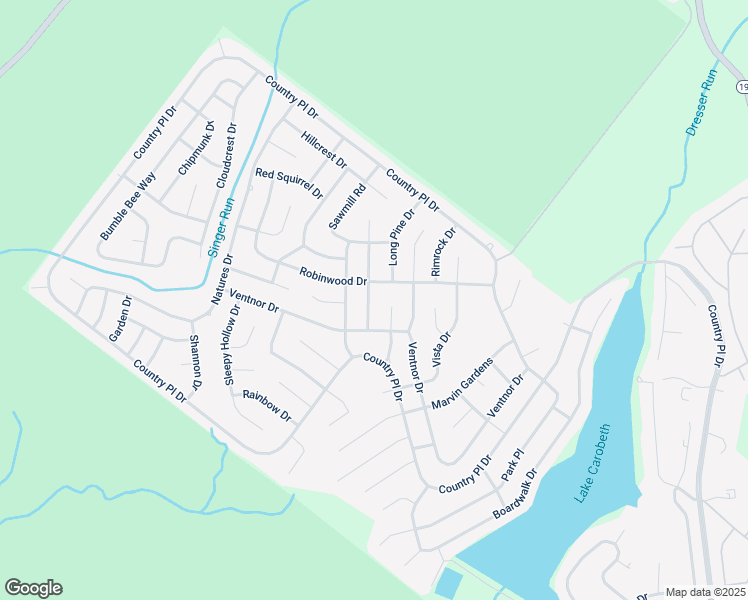 map of restaurants, bars, coffee shops, grocery stores, and more near 7528 Crest View Drive in Monroe County