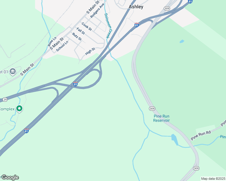 map of restaurants, bars, coffee shops, grocery stores, and more near Dickerson Street in Laurel Run