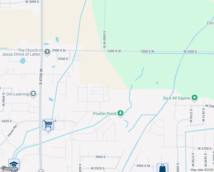 map of restaurants, bars, coffee shops, grocery stores, and more near 3497 South 4250 West in West Haven