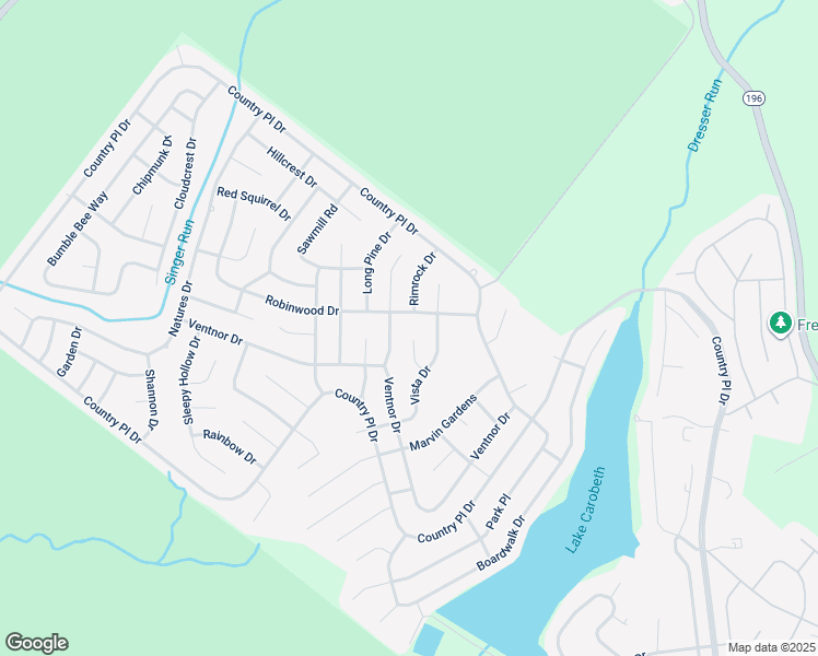 map of restaurants, bars, coffee shops, grocery stores, and more near 7222 Crescent Lane in Tobyhanna