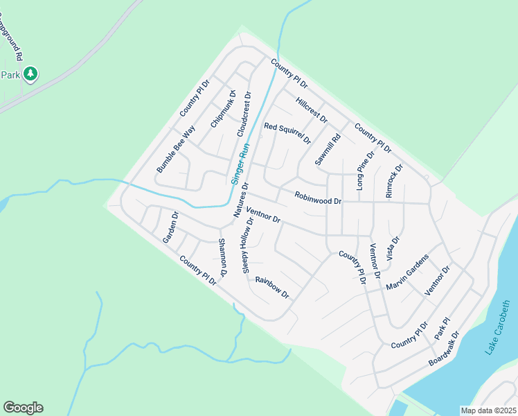 map of restaurants, bars, coffee shops, grocery stores, and more near 7426 Ventnor Drive in Tobyhanna