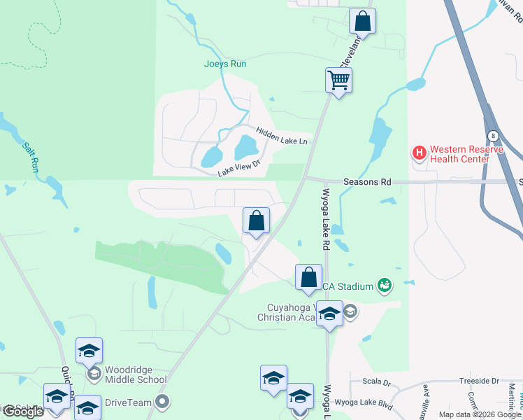 map of restaurants, bars, coffee shops, grocery stores, and more near 17 Boulder Boulevard in Peninsula