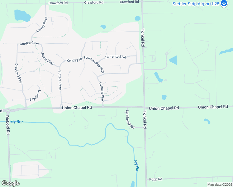 map of restaurants, bars, coffee shops, grocery stores, and more near 5211 Chablis Court in Fort Wayne