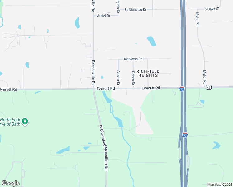 map of restaurants, bars, coffee shops, grocery stores, and more near 3902 Everett Road in Richfield