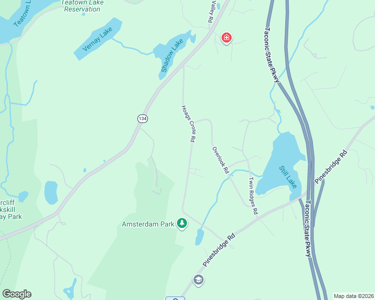 map of restaurants, bars, coffee shops, grocery stores, and more near 59 Hoags Cross Road in Ossining