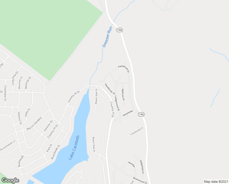 map of restaurants, bars, coffee shops, grocery stores, and more near E393 Pembrook Drive in Tobyhanna