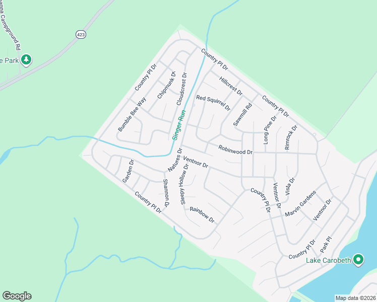 map of restaurants, bars, coffee shops, grocery stores, and more near 8370 Sunset Drive in Tobyhanna