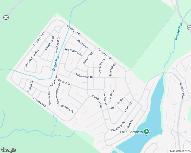 map of restaurants, bars, coffee shops, grocery stores, and more near G-255 Crest View Terrace in Tobyhanna