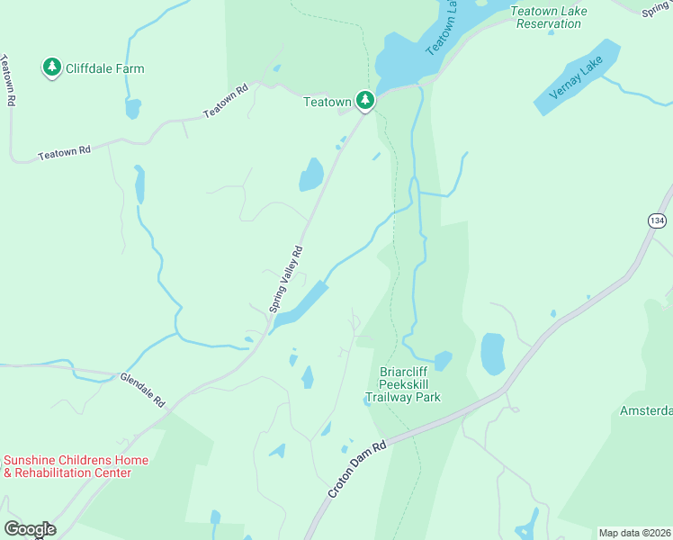 map of restaurants, bars, coffee shops, grocery stores, and more near 120 Spring Valley Road in Ossining