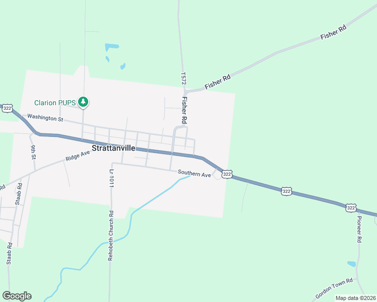 map of restaurants, bars, coffee shops, grocery stores, and more near 130 Main Street in Strattanville
