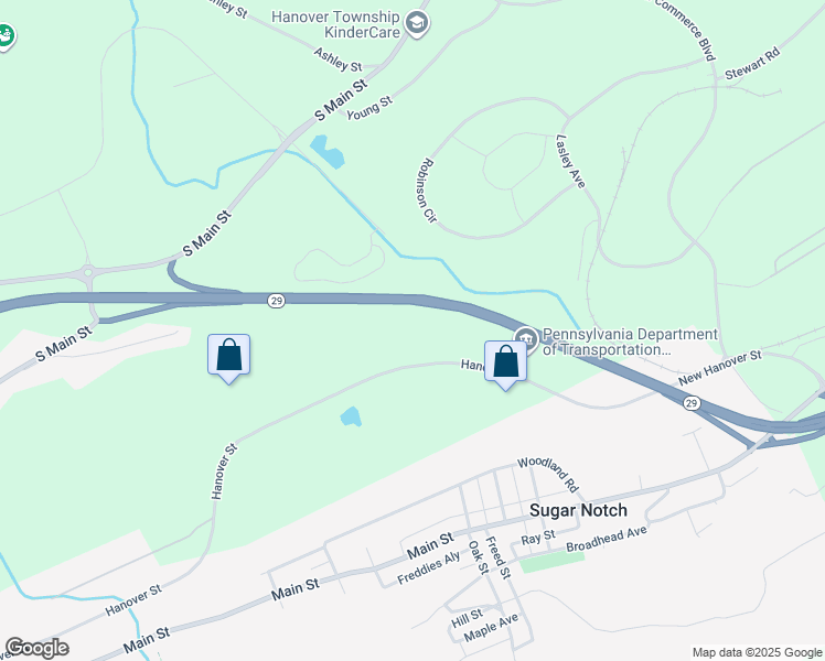 map of restaurants, bars, coffee shops, grocery stores, and more near in Wilkes-Barre