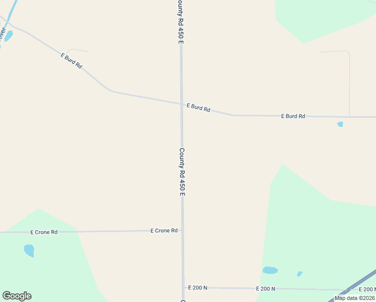 map of restaurants, bars, coffee shops, grocery stores, and more near 2600 County Road 450 East in Columbia City