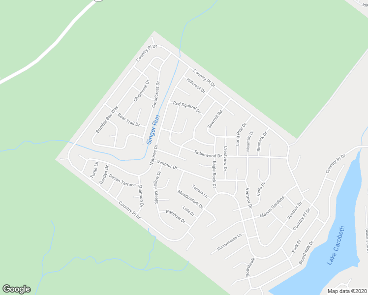 map of restaurants, bars, coffee shops, grocery stores, and more near 7171 Robinwood Drive in Monroe County