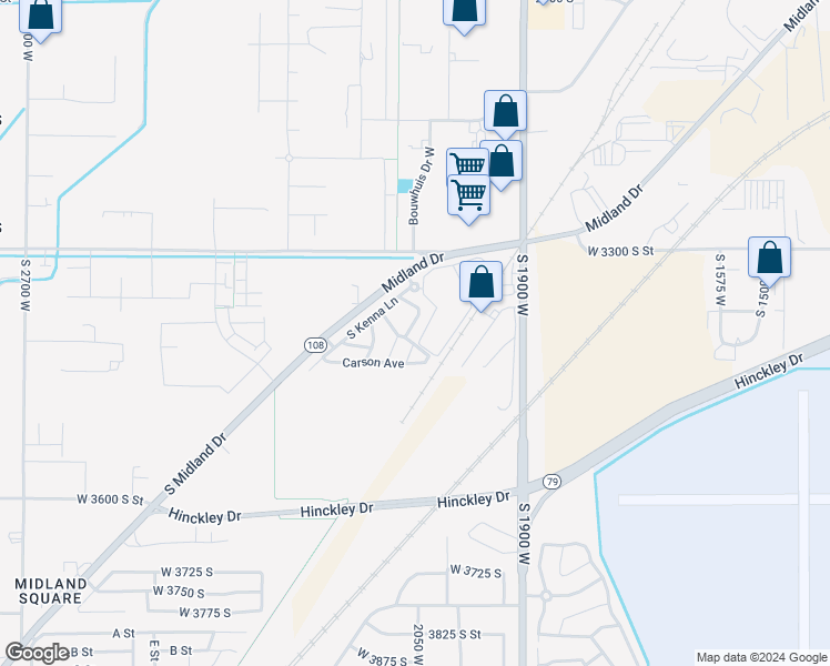 map of restaurants, bars, coffee shops, grocery stores, and more near 2055 Madie Lane in West Haven