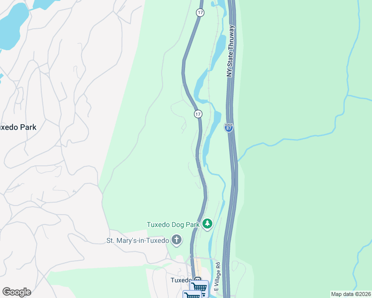 map of restaurants, bars, coffee shops, grocery stores, and more near 23 Stone Ridge Road in Tuxedo Park