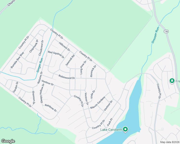 map of restaurants, bars, coffee shops, grocery stores, and more near 7204 Parkview Drive in Tobyhanna