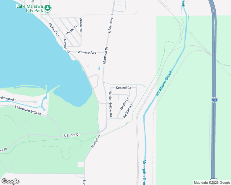 map of restaurants, bars, coffee shops, grocery stores, and more near 200 Kestrel Court in Council Bluffs