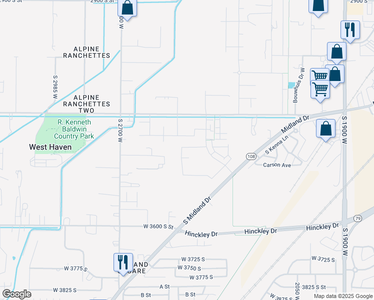 map of restaurants, bars, coffee shops, grocery stores, and more near 2471 Anne Avenue in West Haven