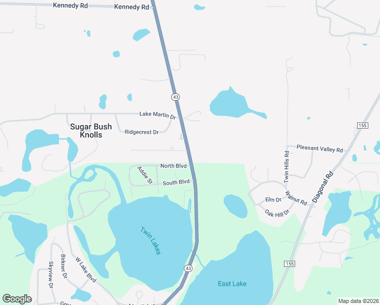 map of restaurants, bars, coffee shops, grocery stores, and more near 7800 Cleveland Canton Road in Streetsboro