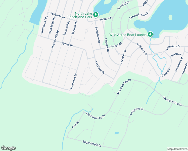 map of restaurants, bars, coffee shops, grocery stores, and more near 43 Spring Drive in Dingmans Ferry