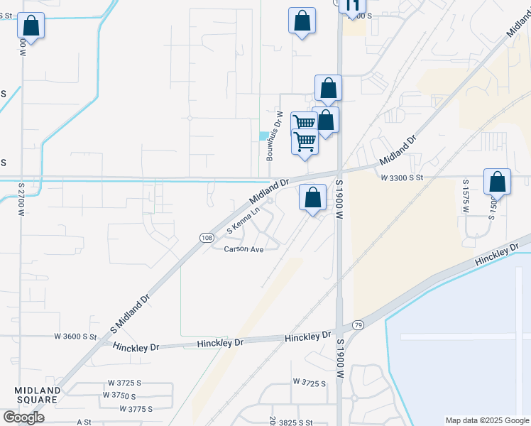 map of restaurants, bars, coffee shops, grocery stores, and more near 2053 South Brynn Avenue in West Haven