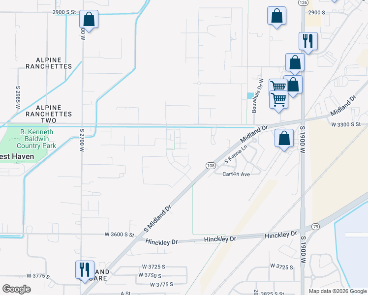 map of restaurants, bars, coffee shops, grocery stores, and more near 2348 Howard Street in West Haven
