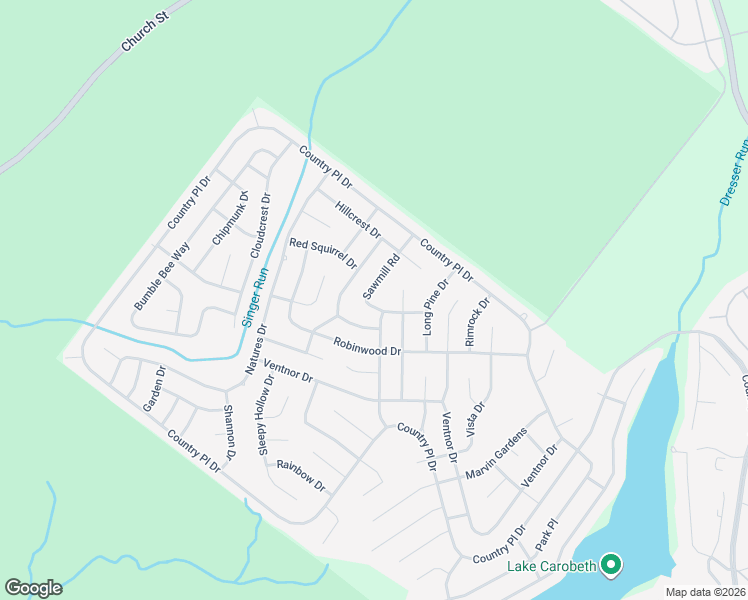 map of restaurants, bars, coffee shops, grocery stores, and more near 7613 Sawmill Road in Tobyhanna