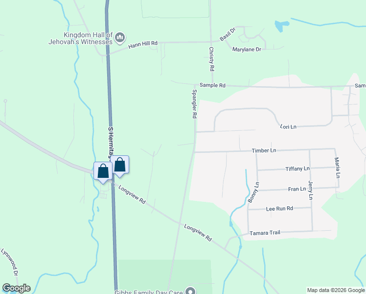 map of restaurants, bars, coffee shops, grocery stores, and more near 2194 Spangler Road in Hermitage