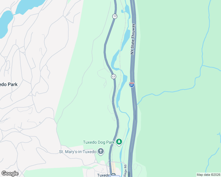 map of restaurants, bars, coffee shops, grocery stores, and more near 23 Stone Ridge Road in Tuxedo Park