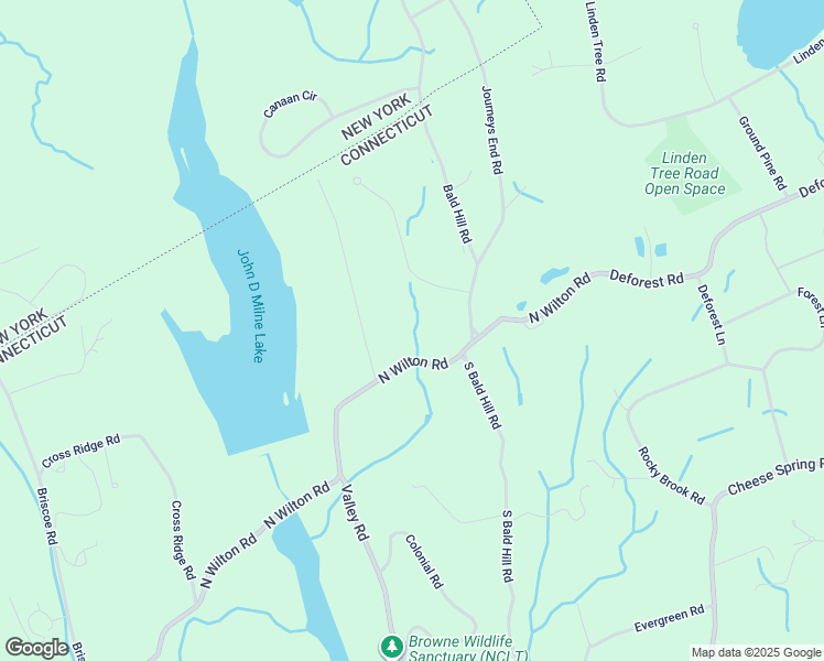 map of restaurants, bars, coffee shops, grocery stores, and more near 772 North Wilton Road in New Canaan