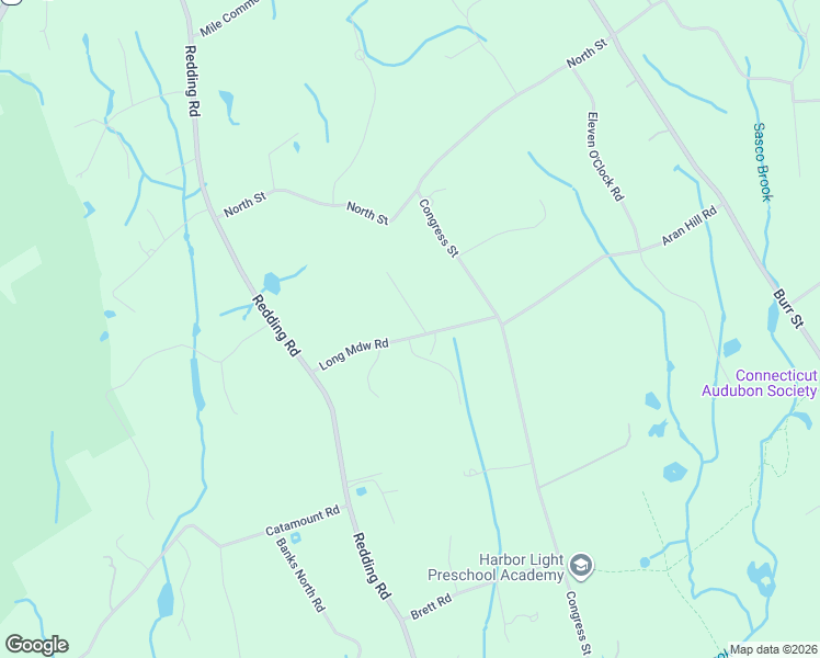 map of restaurants, bars, coffee shops, grocery stores, and more near 195 Longmeadow Road in Fairfield