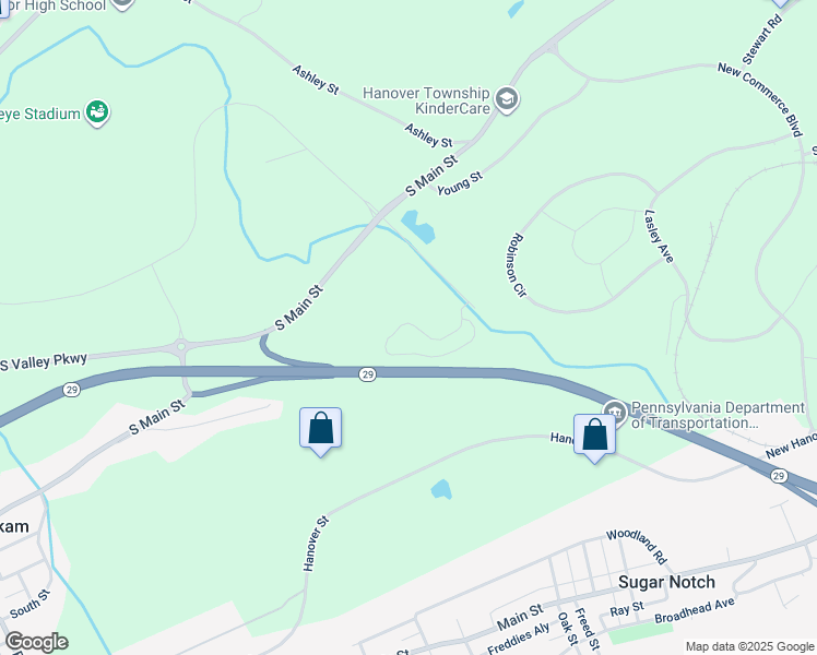 map of restaurants, bars, coffee shops, grocery stores, and more near 34 Allenberry Drive in Wilkes-Barre