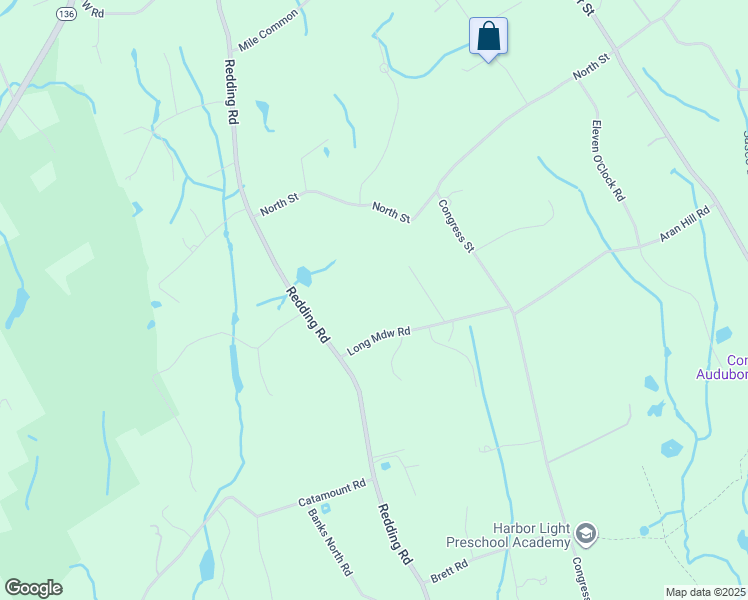 map of restaurants, bars, coffee shops, grocery stores, and more near 265 Westlea Road in Fairfield