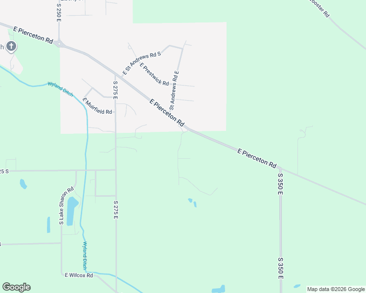 map of restaurants, bars, coffee shops, grocery stores, and more near 3027 East Pierceton Road in Warsaw