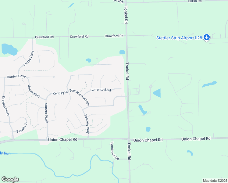map of restaurants, bars, coffee shops, grocery stores, and more near 5427 Argiano Crossing in Fort Wayne