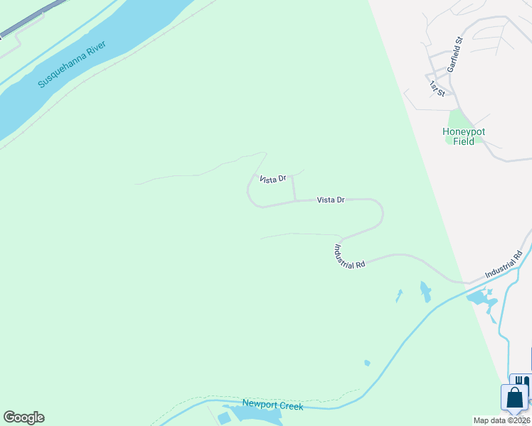 map of restaurants, bars, coffee shops, grocery stores, and more near 37 Vista Drive in Nanticoke