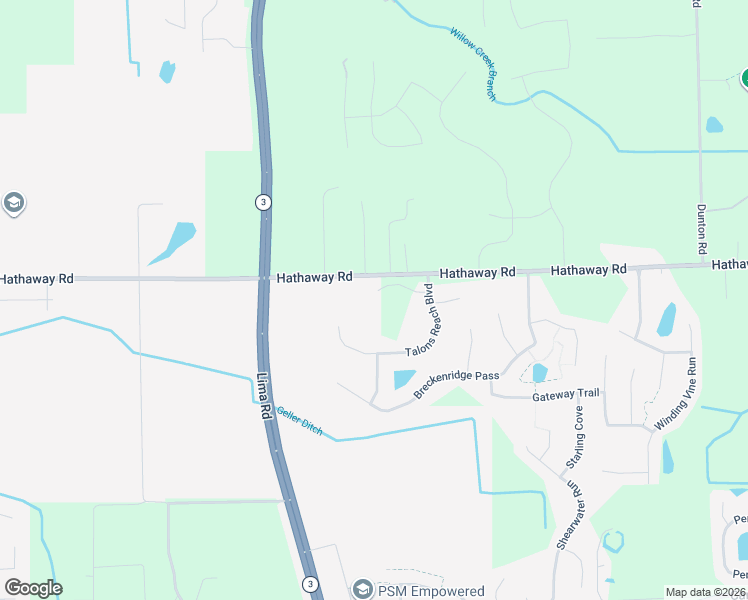 map of restaurants, bars, coffee shops, grocery stores, and more near 1695 Shavono Cove in Fort Wayne