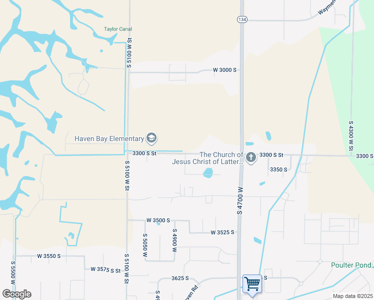 map of restaurants, bars, coffee shops, grocery stores, and more near 3286 South 4950 West in West Haven