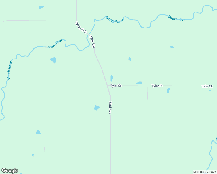 map of restaurants, bars, coffee shops, grocery stores, and more near 2353 Tyler Street in New Virginia