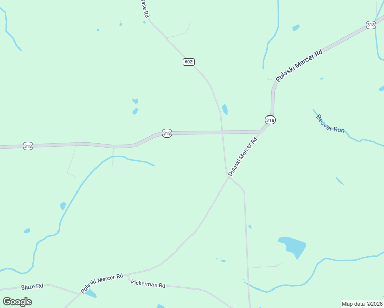 map of restaurants, bars, coffee shops, grocery stores, and more near 1099 Mercer West Middlesex Road in Mercer