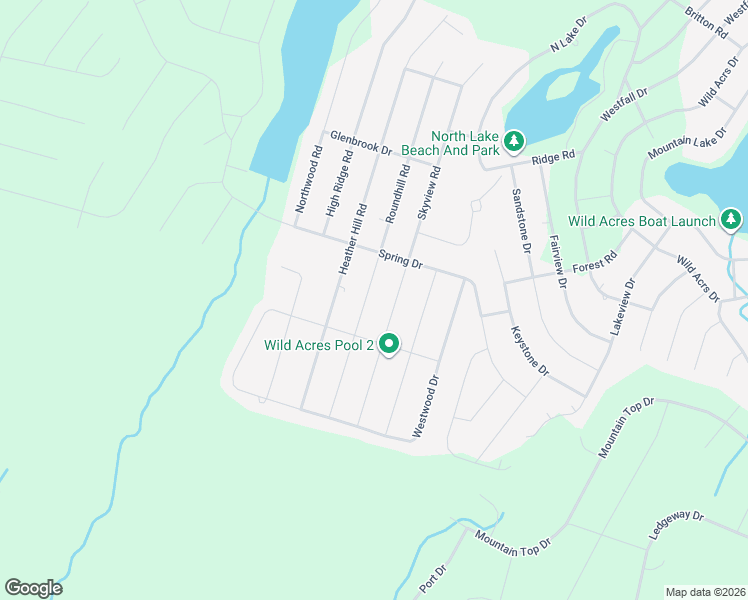 map of restaurants, bars, coffee shops, grocery stores, and more near 146 Roundhill Road in Dingmans Ferry